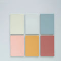 Large 12cm x 8cm coloured post-it notes pack with six colours and self-adhesive backing