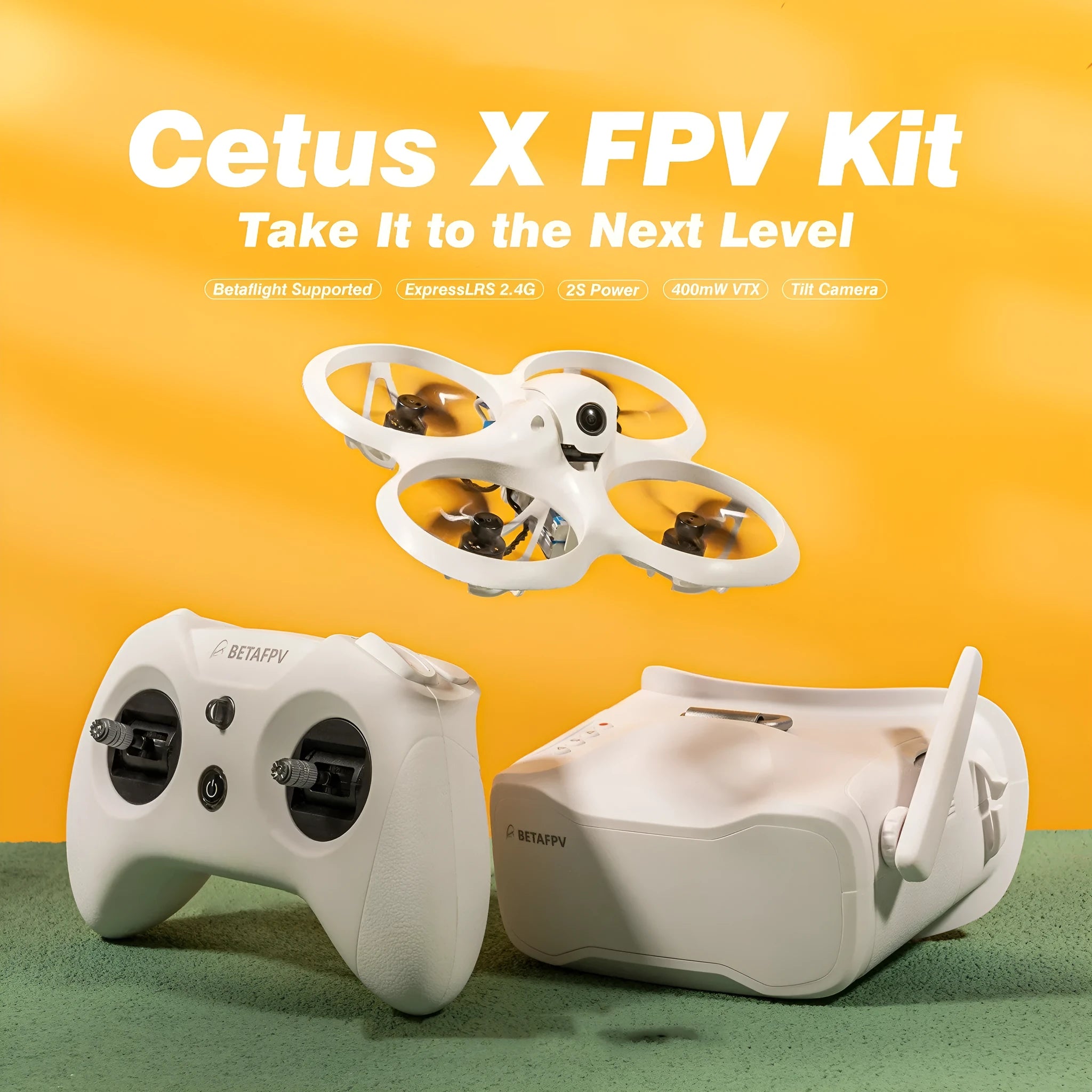 First Vision HD Cetus X ELRS plastic drone under 30 cm for indoor education