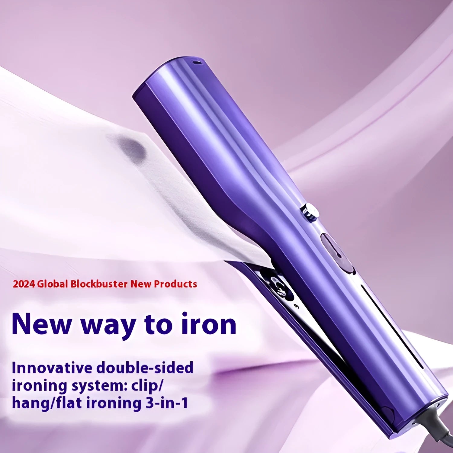Handheld garment steamer with dual modes and AI temperature control, compact household pressing machine
