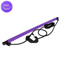 Adjustable fitness hip training pulling rope in purple, pink, blue, or black colours with bubble bag or box packaging