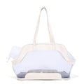 MOORPET leather cat outing carry bag in Milan White colour with 25-litre capacity