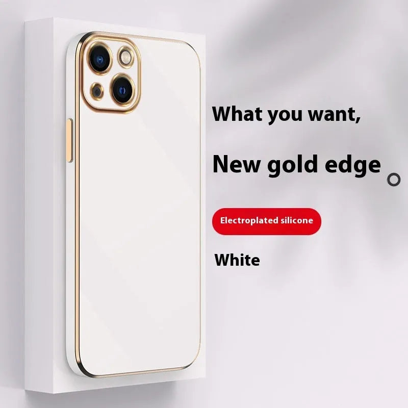 6D straight edge electroplating iPhone case for iPhone 16 in mint green colour