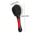 2-in-1 double-sided pin pet grooming comb for dogs and cats, shedding and dirt removal tool