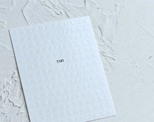 Women's gilding nail care sticker sheet in silver, gold, rose gold, white, and black colour options