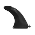 Heytur SUP paddle with large removable plastic fish fins for water dispensing, showing the complete unit.