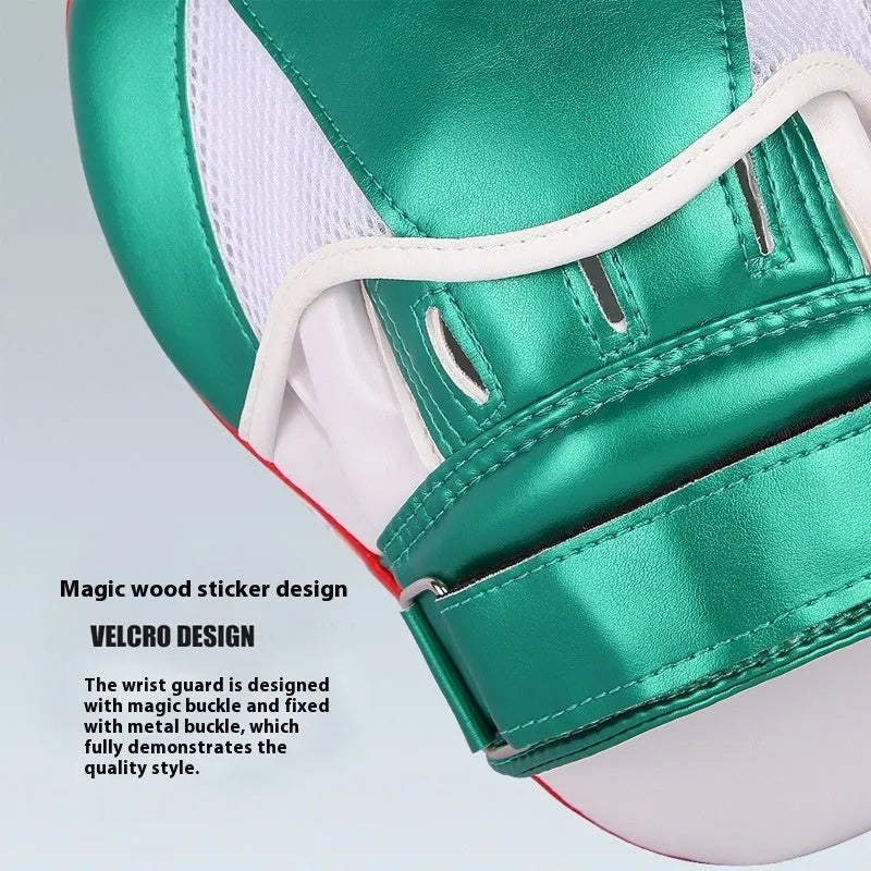 Vertical hanging PU leather Boxer Sanda baffle target for martial arts training.