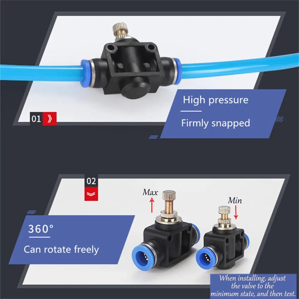 Turbo car blow-off valve kit with rubber doll ornament, pressure regulator, copper tube, and mounting clips.
