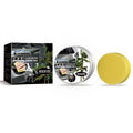 Car coating wax tin and sponge applicator for automotive paint protection