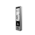 Mini Bluetooth infrared pen laser rangefinder with LCD screen, ABS plastic body, and Micro USB charging port