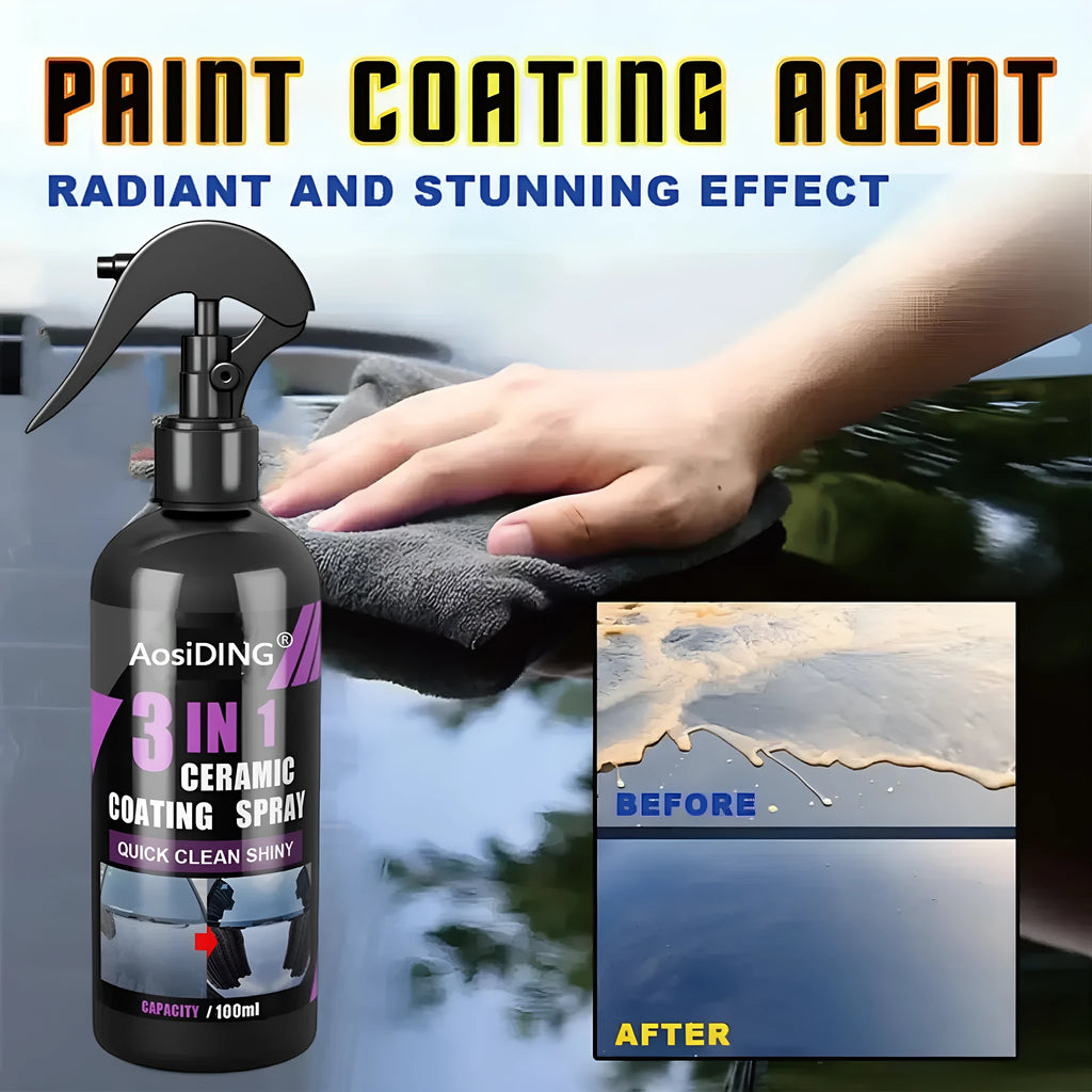 AosiDING 100ml three-in-one ceramic coating car paint protection set with applicator