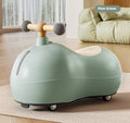 Plastic baby balance walker car with universal sliding wheels for ages 1-3, available in milky white, cherry blossom pink or pine green