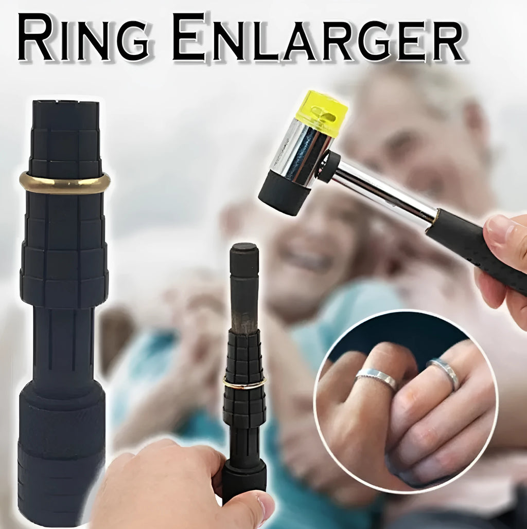 Ring expansion size adjustment tools set with multiple expander models for jewellery repair