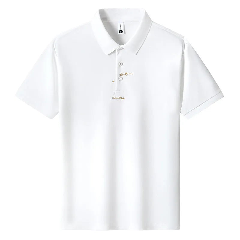 Men's casual cotton T-shirt with printed letter pattern in multiple colour options