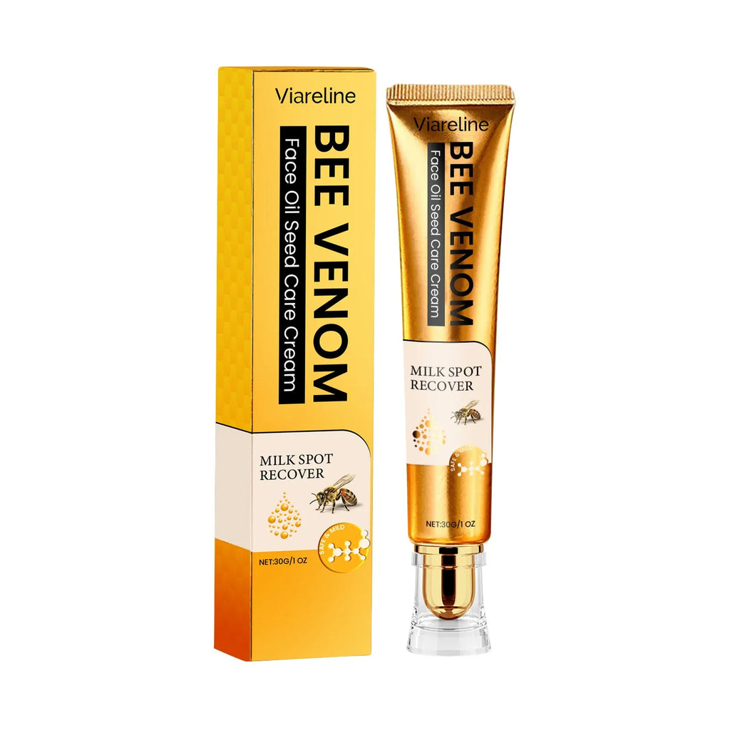 30g jar of facial neck cream with bee venom and milk extract formula