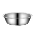 Stainless steel pet bowl with non-slip base in sizes from 13cm to 22cm