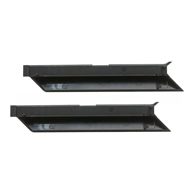 Black PS4 Pro hard drive bottom cover replacement part with baffle strip.