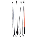 Advanced nylon fibre-glass training whip for equestrian use.