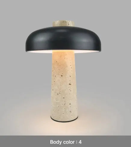 Alloy desk lamp with adjustable arm, touch control panel, and Type-C charging port