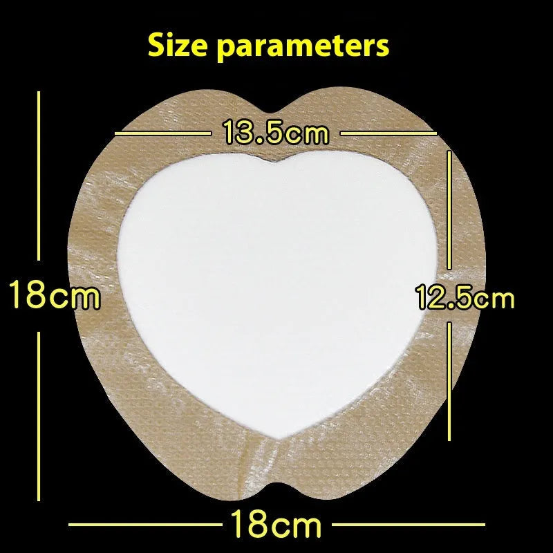 Large skin colour silicone gel foam bedsore and pressure relief dressing.