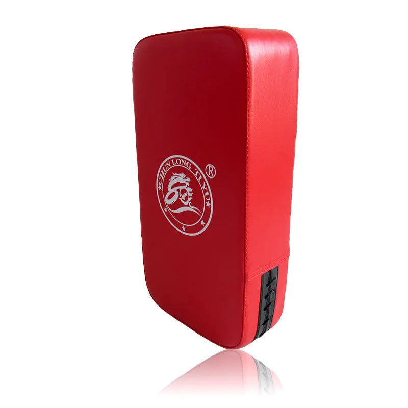 Square red Taekwondo foot target pad for martial arts training measuring 40x20x10cm