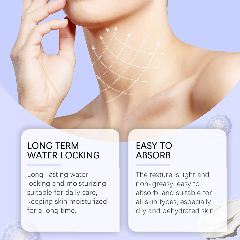 50g jar of Neck Skin Cream for moisturising and firming neck skin.