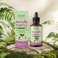 60ml bottle of Dog Milk Thistle Extract Nutrient Solution with turmeric and omega-3.