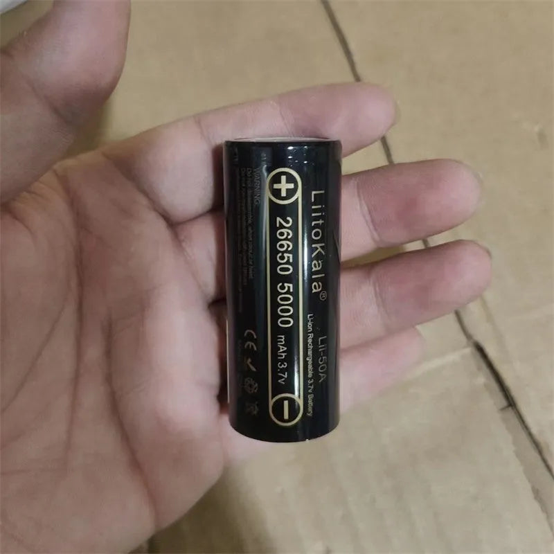 18650 lithium battery 5000mAh 3.6V 20A rechargeable cell with steel casing