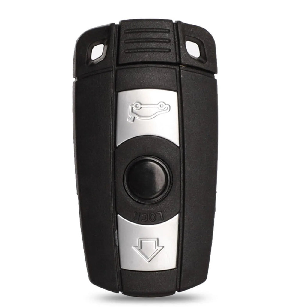 BMW CAS3 semi-intelligent remote car key fob replacement with three blank keys.