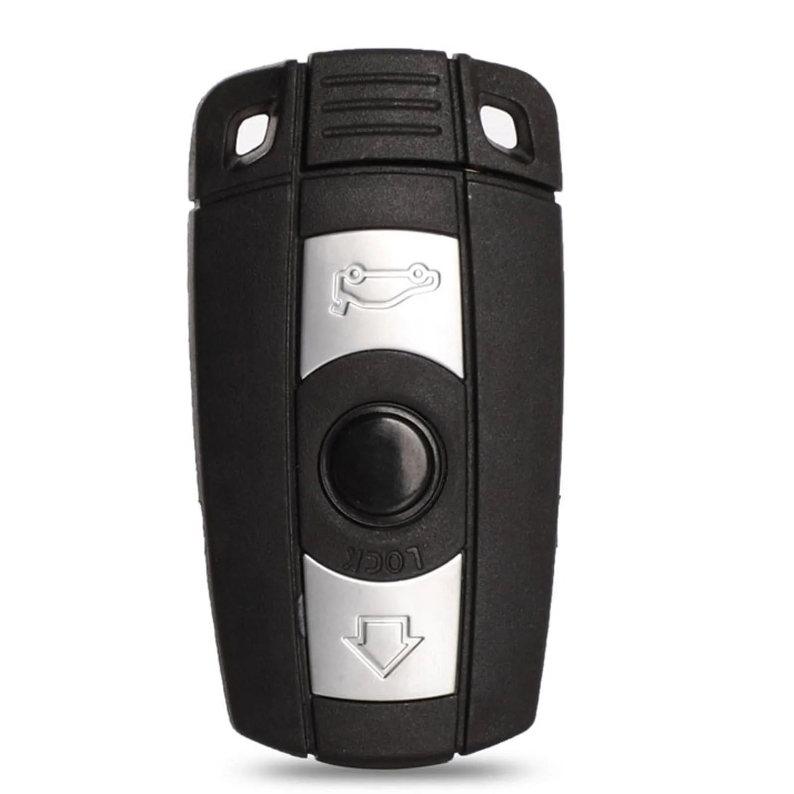 BMW CAS3 semi-intelligent remote car key fob replacement with three blank keys.