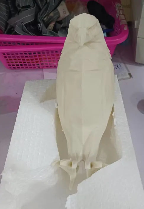 3D printed eagle animal wall lamp projecting decorative silhouette shadows