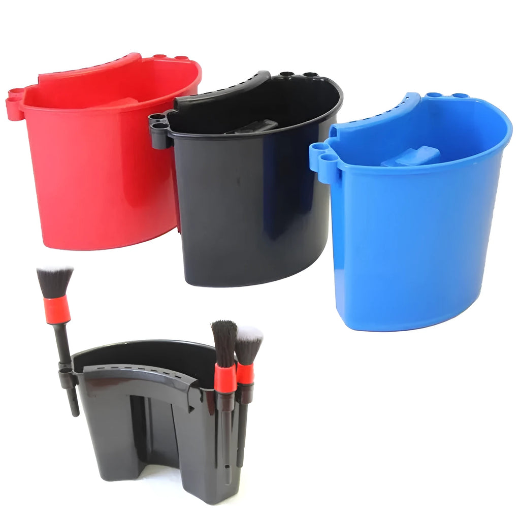 Car washing bucket in choice of black, red, blue or pink colours