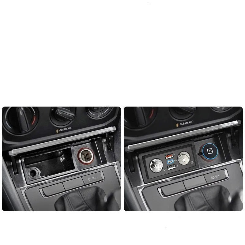 Car charger for cigarette lighter socket with QC3.0 fast charging for Android and Apple phones