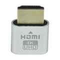 HDMI virtual display dummy plug with 26.5mm interface length in gold silver black options