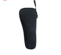 Black cloth storage bag for a mobile phone stabilizer and its accessories.