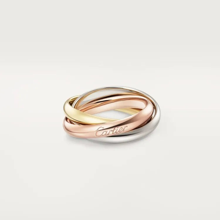Silver geometric U-shaped couple ring with full diamond setting and engraving options.