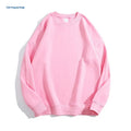 Cotton off shoulder pullover sweater in a solid colour with round neck and long sleeves.