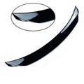 Mazda 3 large fixed wing tail trim spoiler for 2014-2021 models in bright black finish