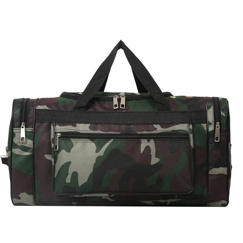 Camouflage pattern waterproof luggage bag with 20 litre capacity