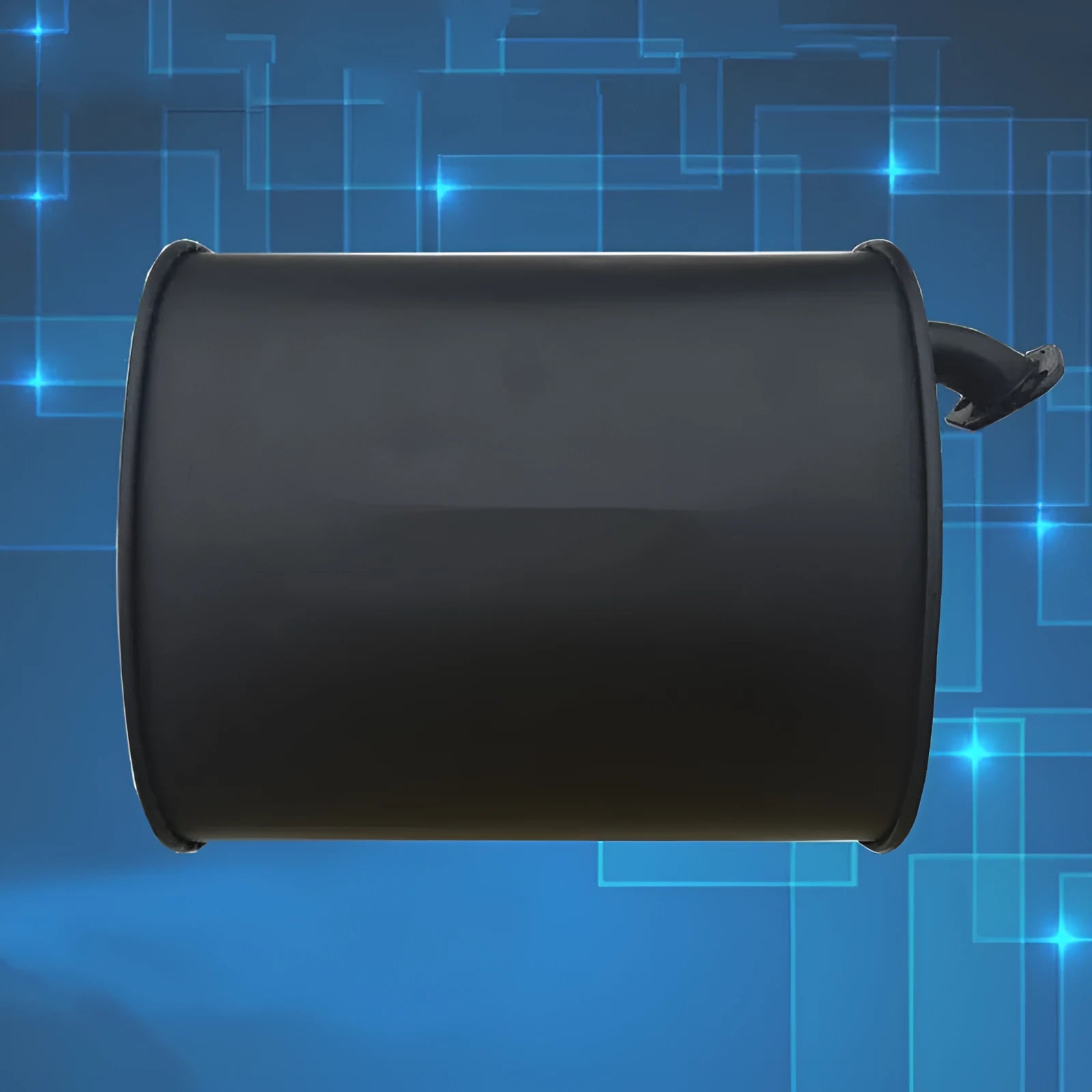 Generator exhaust silencer accessory for 2-8kw petrol generators with stainless steel construction